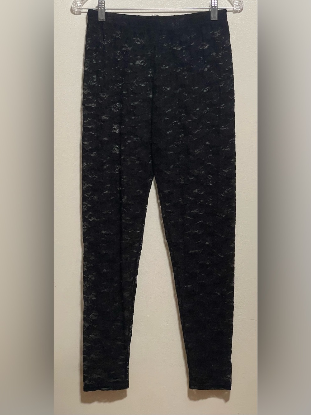 Source Unknown Black Lace Leggings
